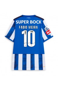 Porto Fabio Vieira #10 Fotballdrakt Hjemme Klær 2024-25 Korte ermer